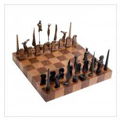Paul Wunderlich - Chess game_sc_scu