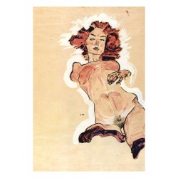 Egon Schiele - Nude study - 1910