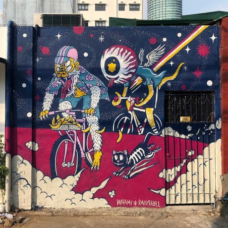 Raizel Go - Mural for Builtcycles shop_pa_stre