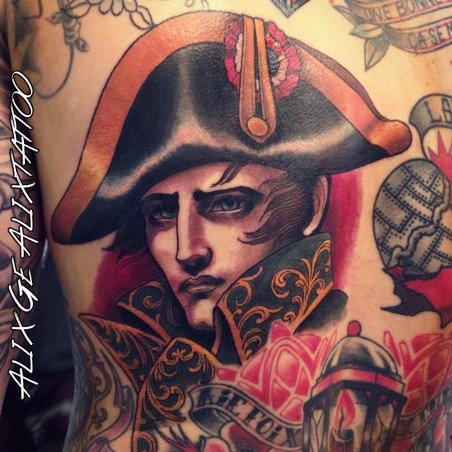 Alix Ge - Napoleon tattoo_au_body