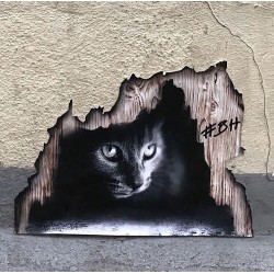 Billboards Hacker  - street cat art