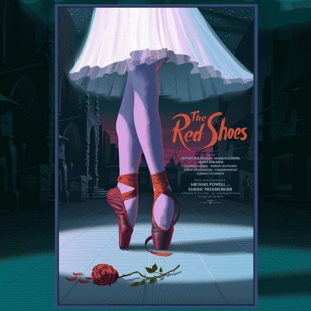 Laurent Durieux - The Red Shoes movie poster_di_amag_vint