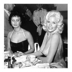 Michael Ochs - Sophia Loren and Jayne Mansfield - Paramount party 1957_ph_vint_topm_funn_topm_vanityfair.com+hollywood+2014+11+s