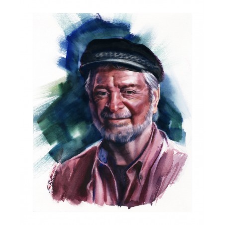 Steve Rude - portrait of painter Albert Handel_di