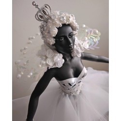 Frantz Brent Harris - Barbie in wedding dress - doll maker