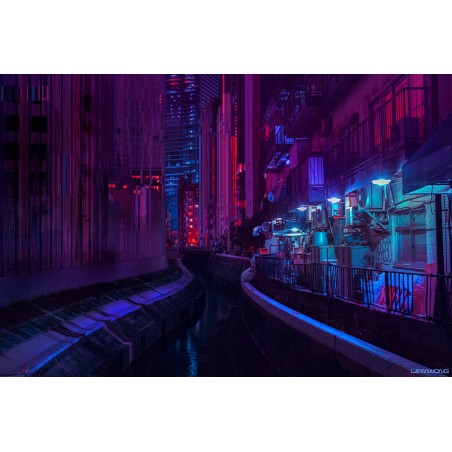 Liam Wong -  Tokyo Glitch - Shibuya River_ph_urba_blue_instagram.com+liamwong