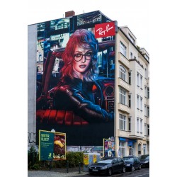 XI DE SIGN aka Die Dixons - Ray Ban advertise mural - Berlin_pa_stre