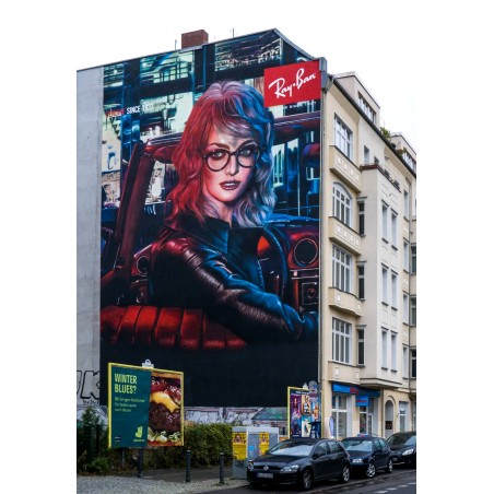 XI DE SIGN aka Die Dixons - Ray Ban advertise mural - Berlin_pa_stre