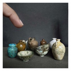 Esha Bijutkar - Miniature handmade ceramics like