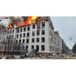 Ukrainian War - bombing raid