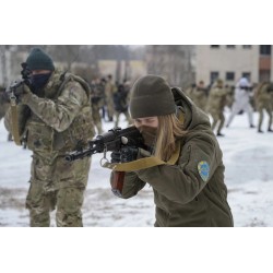 Russo Ukrainian War - Ukrainians Resitance training