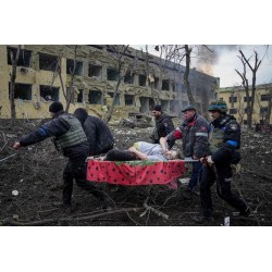 Russo Ukrainian War - War Crime - Hospital Marioupol on...