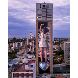 Martin Ron - mural street Art  - Buenos Aires Argentina