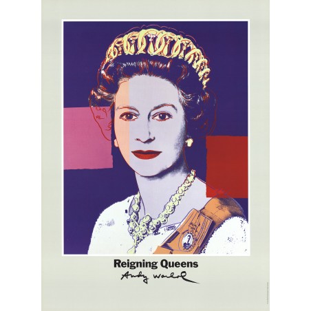 Andy Warhol  - Queen Elizabeth II - Reigning Queens_di_popa
