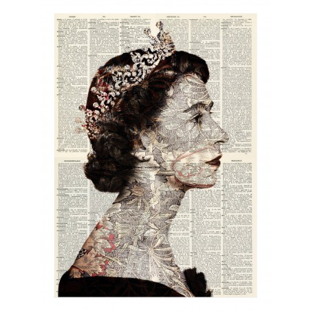 Jakub DK - Queen Elizabeth II - Lillibet Flowers_di_bw_instagram.com+jakubdkart