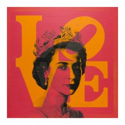 Dane Shue - Queen Elizabeth II X Love - 2019_di_artsper.com+us+artistes-contemporains+etats-unis+95265+dane-shue