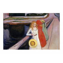 Edvard Munch - The Girls on the Bridge - 1901