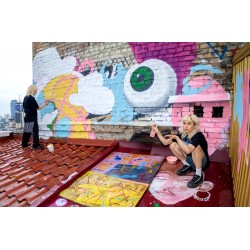 Mishel and Nicol Feldman - street Art ukrainien twins_pa_stre
