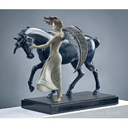 Michael Parkes - Dark Unicorn - bronze_st_scu