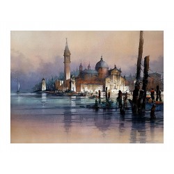 Thomas W Schaller - Nightfall Venice_pa_land
