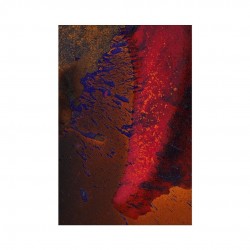 Yves Klein - detail of untitled colored fire painting FC19 - 1962_pa_vint_pmas