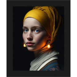 Julian van Dieken - A Girl With Glowing Earrings -...