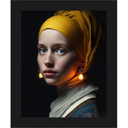 Julian van Dieken - A Girl With Glowing Earrings - Artificial Intelligence -_ph_news.artnet.com+art-world+mauritshuis-museum-gir