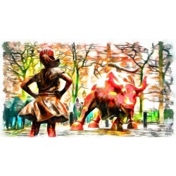 Nishanth Gopinathan - fearless-girl-and-wall-street-bull-statues 2