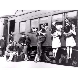 World War - Train Station departing Last Kiss