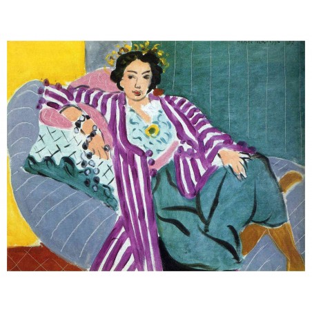 Henri Matisse - Small Odalisque In A Purple Robe - 1937