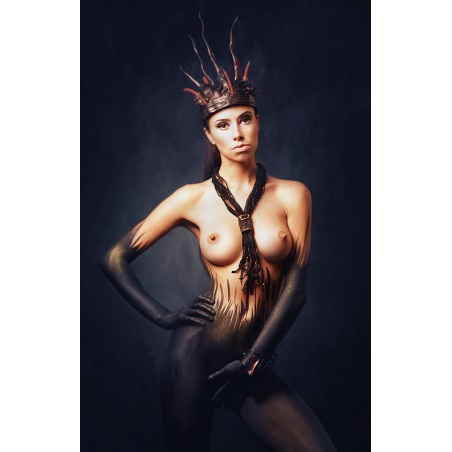 Lora Tulchinski - bodypainter - Zachar Rise photographer - Olga Ermolenko model