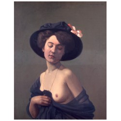 Felix Vallotton - Woman with a Black Hat - 1908