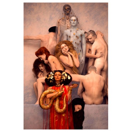 Inge Prader - recreated Gustav Klimt  masterworks 2