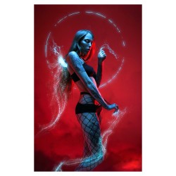 Sergey Shetukhin - Aku - Neon Witches - model Alise Lise