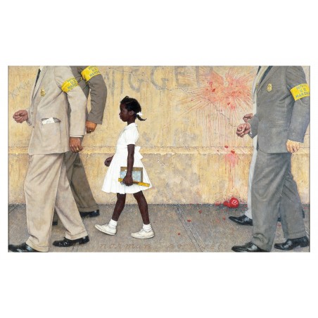 Norman Rockwell - The Problem We All Live With - 1963