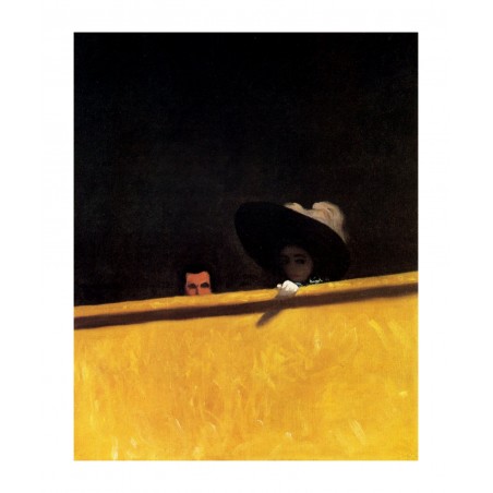 Felix Vallotton - Box Seats at the Theatre - the Gentleman and the Lady - 1909_pa_pmas_clas