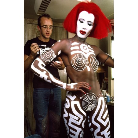 Keith Haring - Grace Jones - tribal body paint - dec 2014_di_body_topm_afri_nude