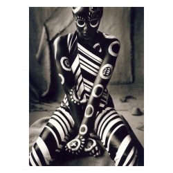 Ruven Afanador - tribal body paint 2_ph_afri_body_nude_bw