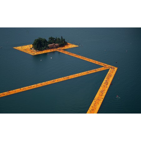 Christo and Jeanne Claude - The Floating Piers Lake Iseo - Italy - 2014_au