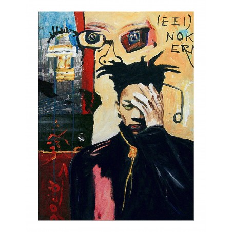 Bernard Bieling - SAMO - Same Old Shit - Portrait Jean Michel Basquiat_pa_stre