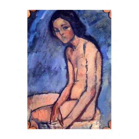 Amedeo Modigliani - Seated Nude - 1909_pa_pmas