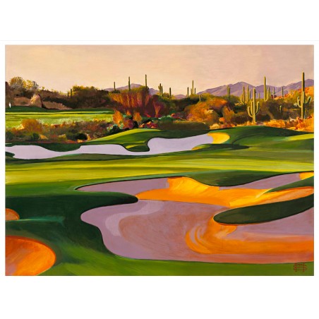 Michael Stoyanov - Desert Golf Course_pa_yell_land_saatchiart.com+michaelstoyanov