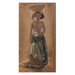 Willem Gerard Hofker - Made Toei portrait - Bali 1943_pa_clas_nude