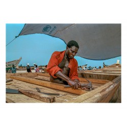 John Novis - Workers in Traditional Fishing Village - Kita- Ghana_ph_repo