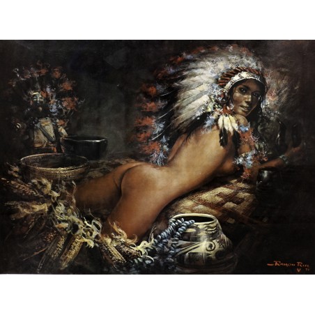 Ramon Rice - Nude Indian Maiden_pa_nude