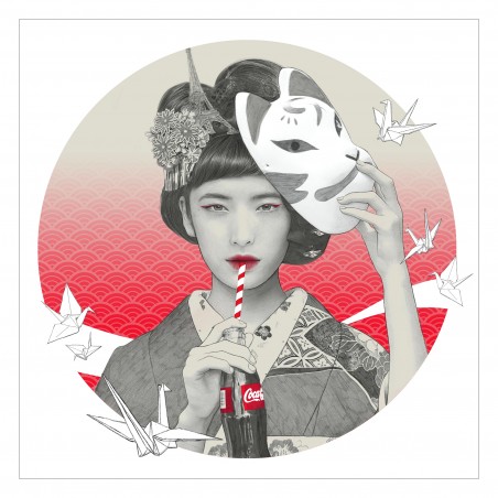 Kei Meguro - portrait For Coca-Cola x Adobe x You_di