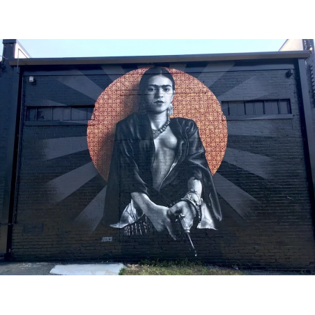 JEKS - mural inspired from La pistola de Frida Khalo_pa_stre