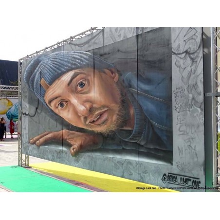 Braga Last One - Puteaux 107 - street-art Graffic festival - Paris France_st_stre