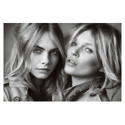 Cara Delevingne 23 - with Kate Moss 